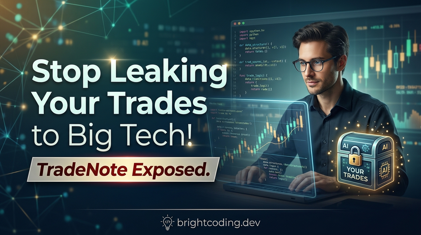 Stop Leaking Your Trades to Big Tech! TradeNote Exposed
