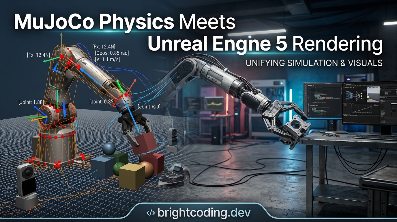 URLab-Sim/UnrealRoboticsLab: MuJoCo Physics Meets Unreal Engine 5 Rendering