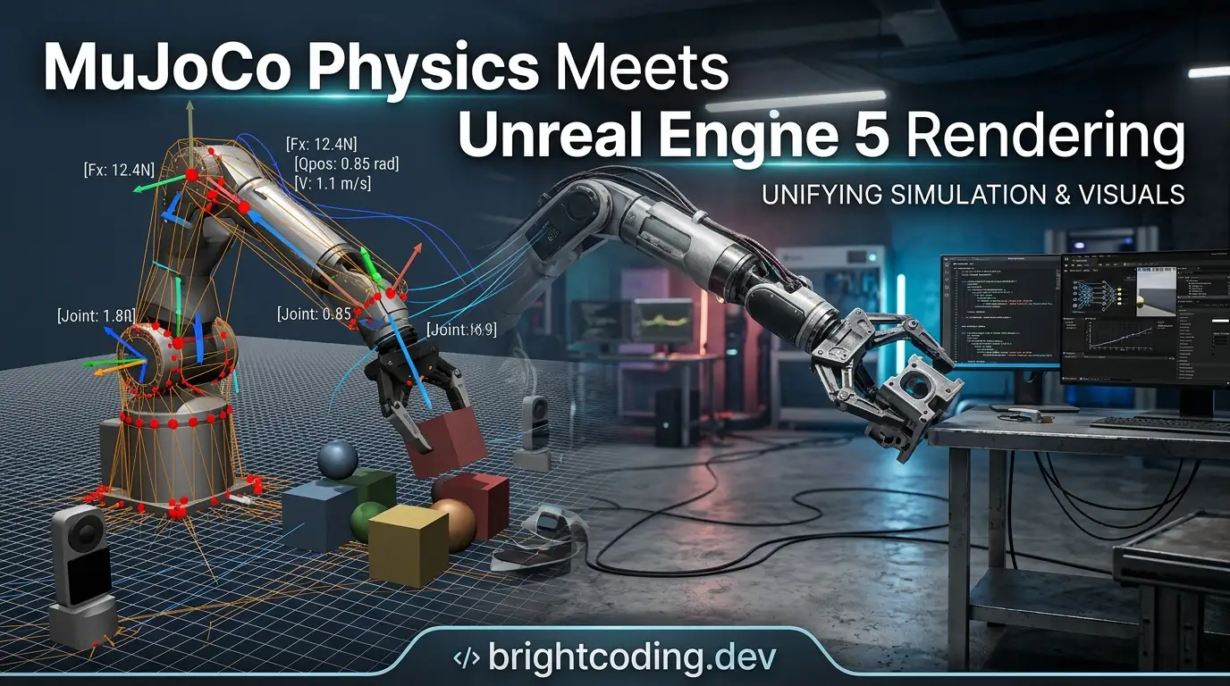 URLab-Sim/UnrealRoboticsLab: MuJoCo Physics Meets Unreal Engine 5 Rendering