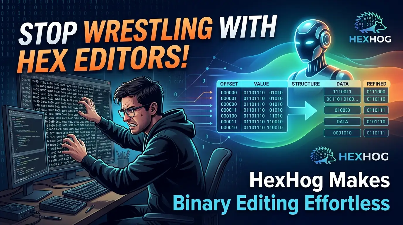 Stop Wrestling with Heax Editors! hexhog Makes Binary Editing Effortless