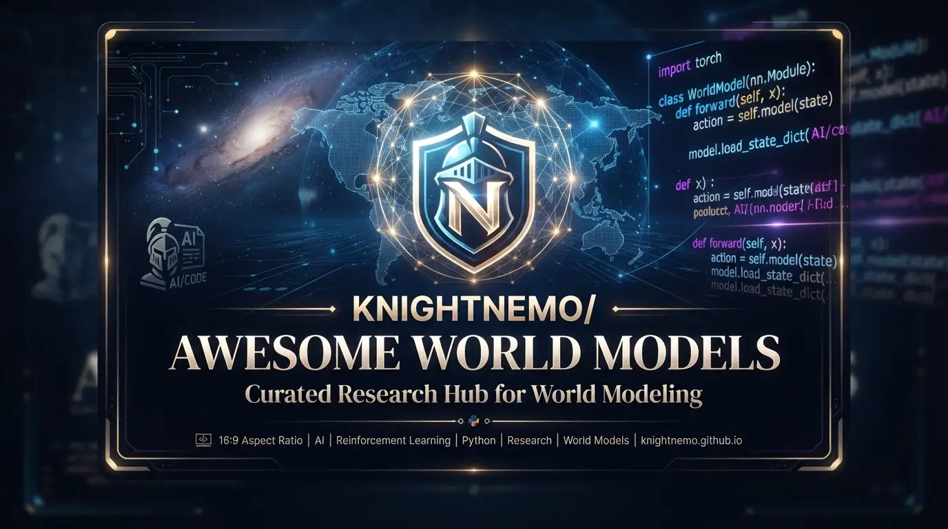 knightnemo/Awesome-World-Models: Curated Research Hub for World Modeling
