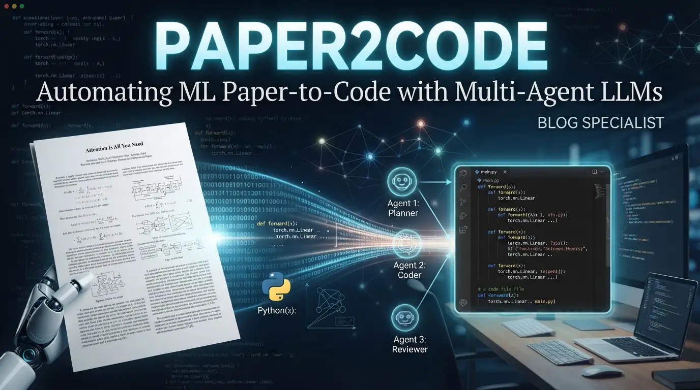going-doer/Paper2Code: Automating ML Paper-to-Code with Multi-Agent LLMs