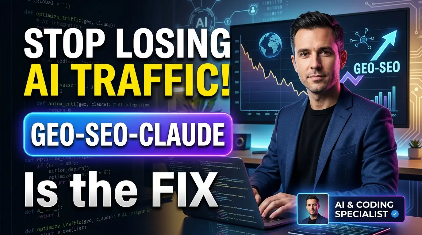 Stop Losing AI Traffic! geo-seo-claude Is the Fix