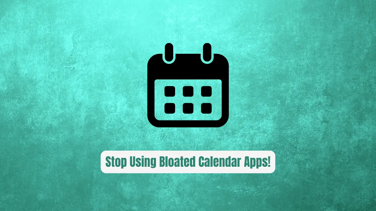 Stop Using Bloated Calendar Apps! This 1-Page Planner Changed Everything