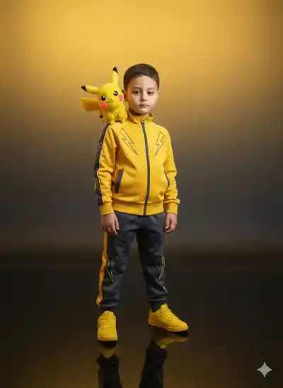 Editorial Portrait With Pikachu