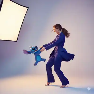 When Worlds Touch: A Quiet Encounter in Silver and Shadow