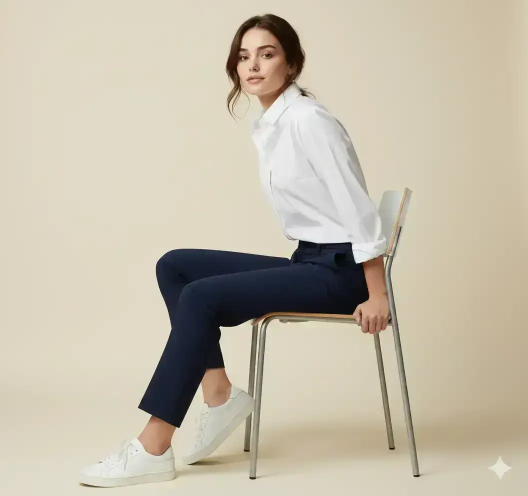 Fashion Editorial Studio Portrait