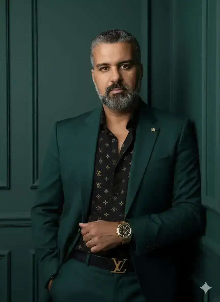 Cinematic Portrait of an Elegant Man