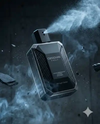 hero product dominance with industrial luxury appeal