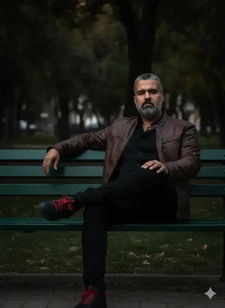 Urban Portrait with Dramatic Lighting