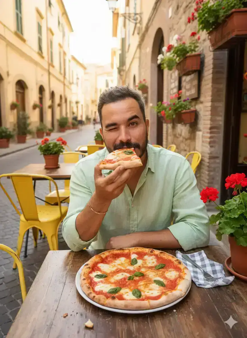 Simple & Playful: "Pizza and a Wink in Italy"