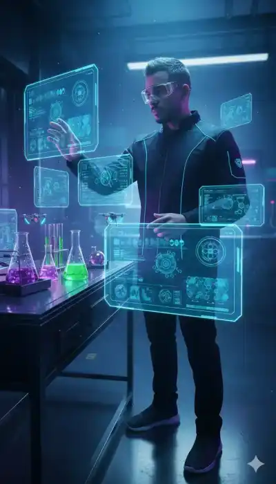 Futuristic Lab Scene