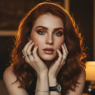 Intimate Portrait of Young Woman