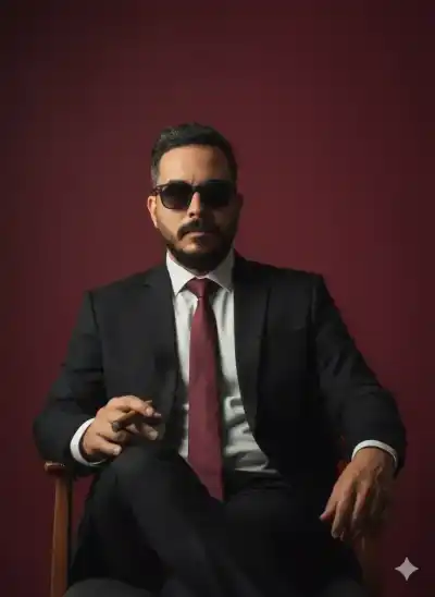 Ultra-Realistic Male Editorial Portrait