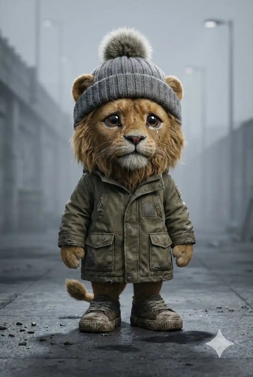 full-body 3D render of an anthropomorphic [INSERT ANIMAL/CHARACTER] standing upright in a centered portrait