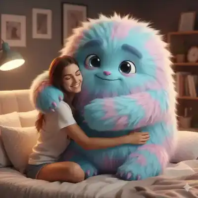 "Bedtime Buddy: A Hug Between Worlds"