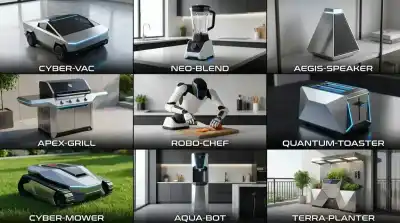 design me 9 new products inspired by 2 of Elon's products